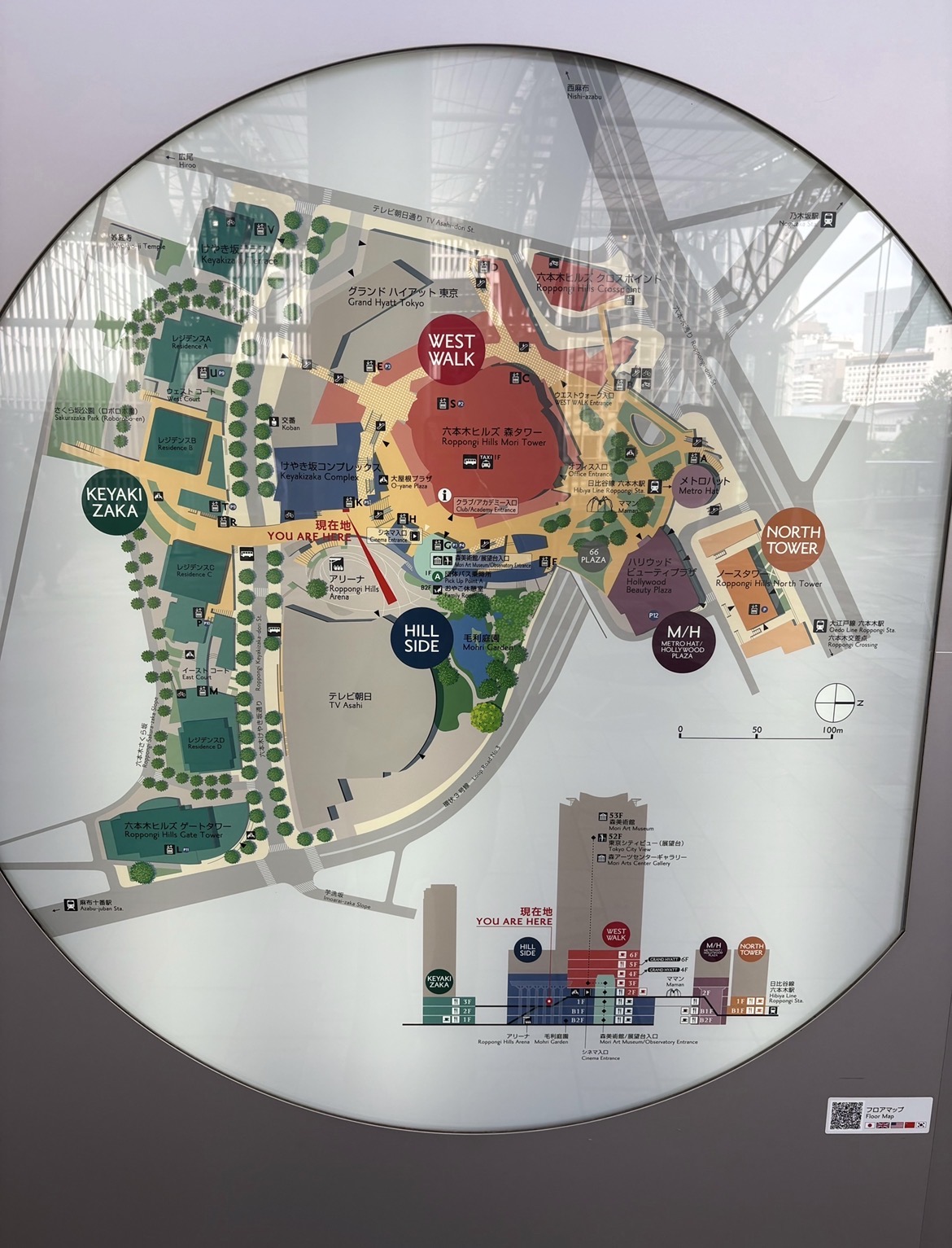 六本木ヒルズ森タワーマップ