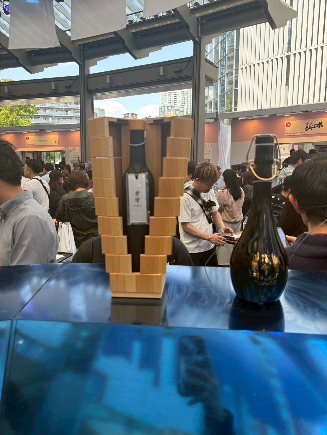 伯楽星のブース