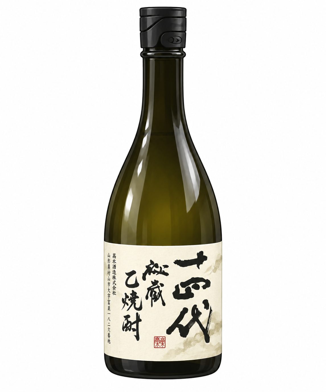 米焼酎「十四代 秘蔵乙焼酎40度」のボトル